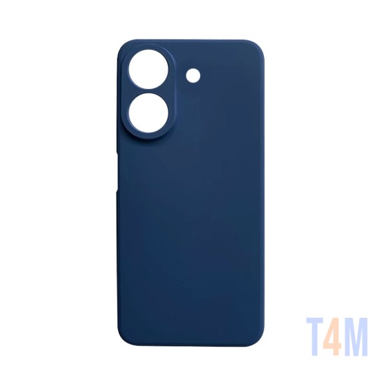 Silicone Case with Camera Shield for Xiaomi Redmi Redmi 13C/Poco C65 Dark Blue